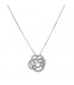 Chanel Fil de Camélia diamonds and gold necklace