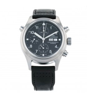 IWC Pilot Dopplechronograph stainless steel watch
