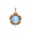 Pendentif Art Nouveau or et camée