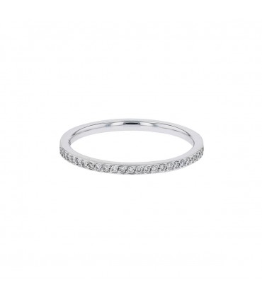 Bague platine et diamants