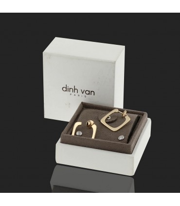 Dinh Van Impression gold earrings