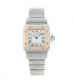 Cartier Santos stainless steel and gold watch