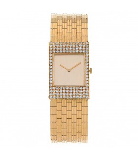 Boucheron diamonds and gold watch