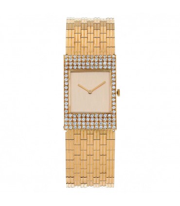 Boucheron diamonds and gold watch