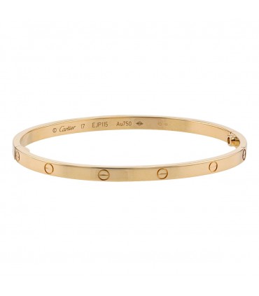 Cartier Love small model gold bracelet Size 17