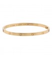 Cartier Love small model gold bracelet Size 17