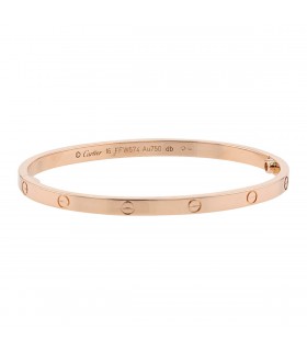 Cartier Love small model gold bracelet Size 16