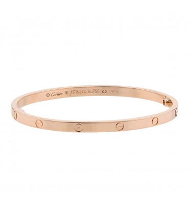 Cartier Love small model gold bracelet Size 16