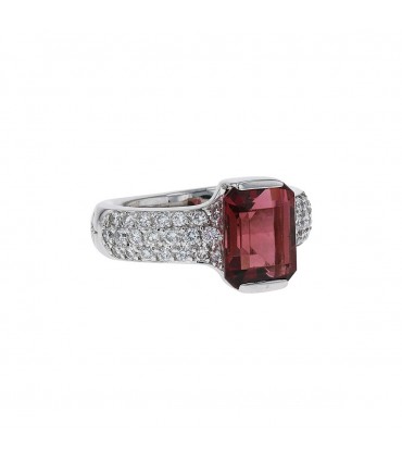 H. Stern diamonds, tourmaline and gold ring