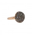 Pomellato Sabbia brown diamonds and gold ring