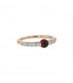 Pomellato M’ama non M’ama garnet, diamonds and gold ring