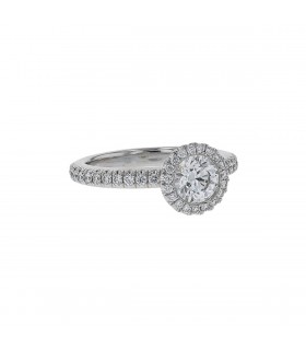 De Beers diamonds and platinum ring