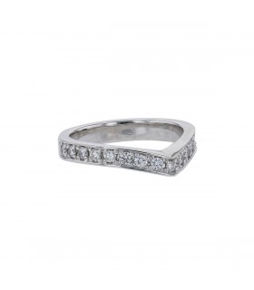 Diamonds and platinum ring