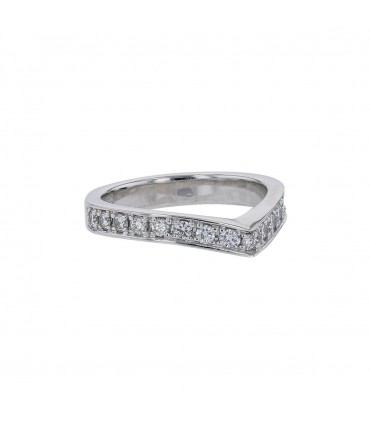 Bague platine et diamants