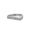 Bague platine et diamants