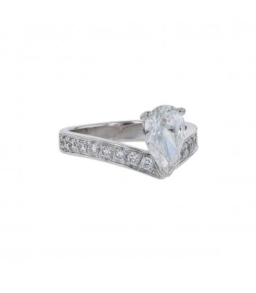 Bague Solitaire diamant - Certificat GIA 1,03 ct F VVS2