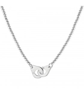 Dinh Van Menottes R12 silver necklace