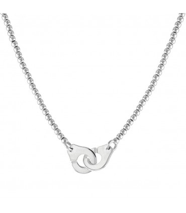 Dinh Van Menottes R12 silver necklace