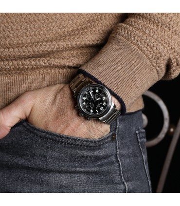 Blancpain Leman Flyback stainless steel watch