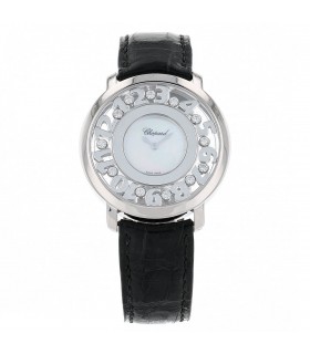 Chopard Happy Diamonds and 18k gold watch