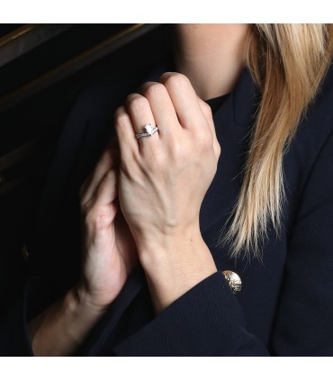 Bague Solitaire diamant - Certificat GIA 1,03 ct F VVS2