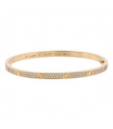 Bracelet Cartier Love PM Pavé Taille 17