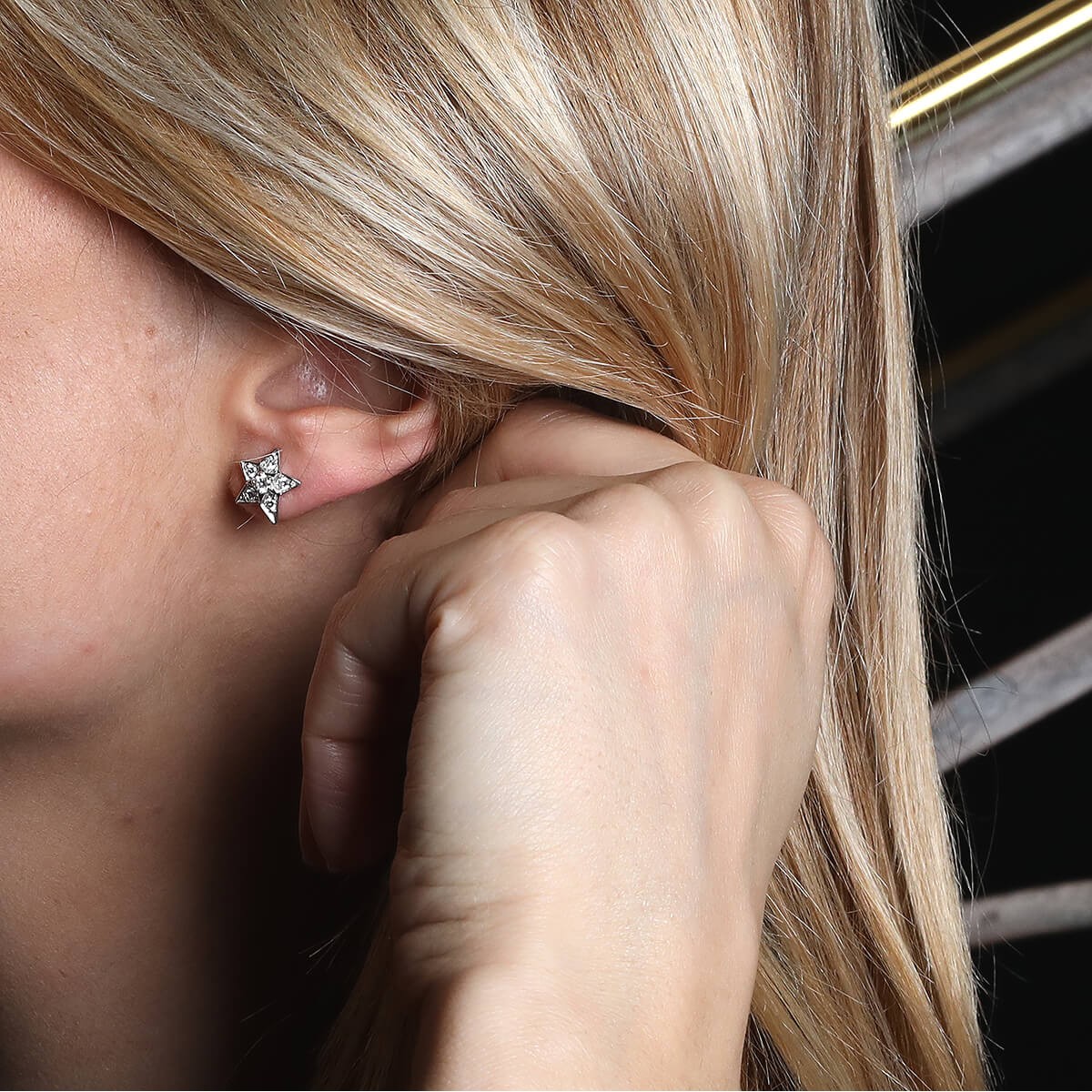 Chanel Comete Geode Earrings