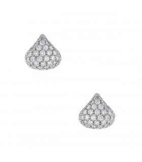 Chopard Pushkin diamonds and gold earrings