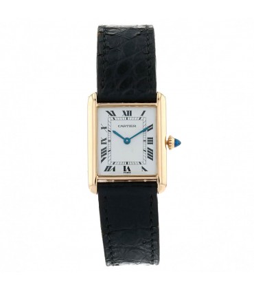 Cartier Tank gold watch