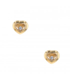 Chopard Happy Diamonds Icons diamonds and gold earrings