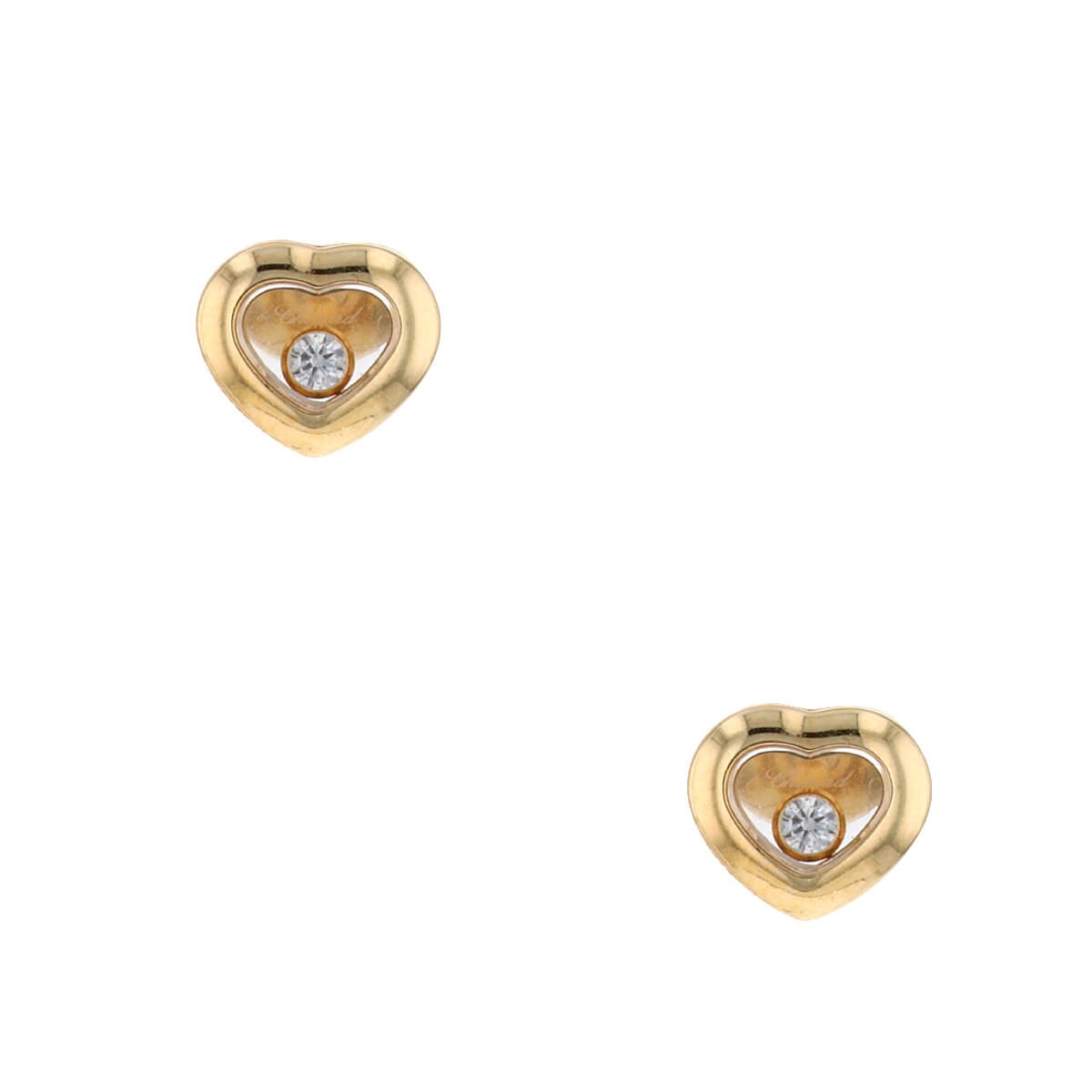 Chopard Happy Diamonds Icons diamonds and gold earrings