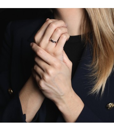 Dinh Van Seventies gold ring