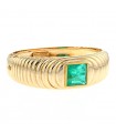 Gallopin Genève Emerald and gold bracelet