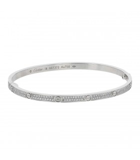 Bracelet Cartier Love PM Pavé Taille 18