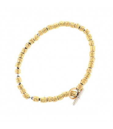 Dodo Granelli silver and gold bracelet