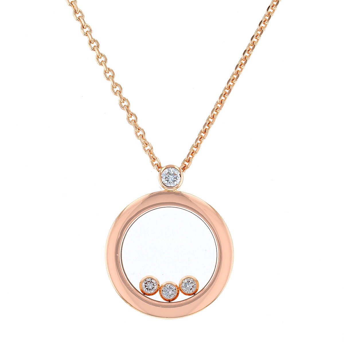 Chopard Happy Diamonds 18K White Gold Snowflake Pendant Necklace | Neiman  Marcus