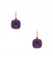 Pomellato Nudo amethyst and gold earrings