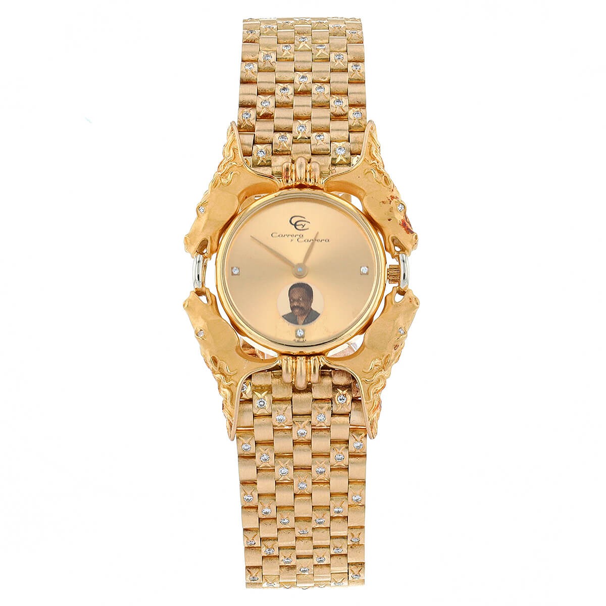 Carrera y Carrera gold watch