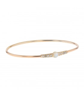 Pomellato M’ama non M’ama mother of pearl, diamonds and gold bracelet