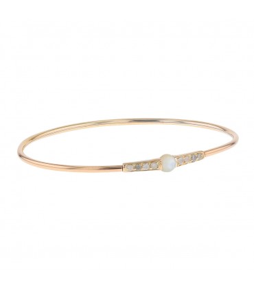 Pomellato M’ama non M’ama mother of pearl, diamonds and gold bracelet