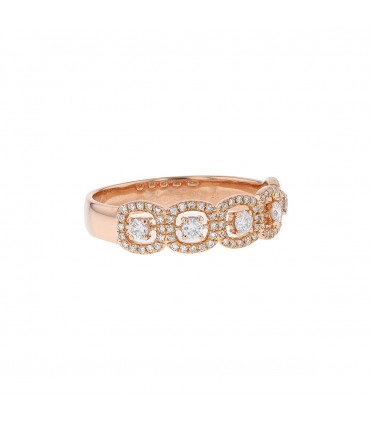Diamonds and gold ring