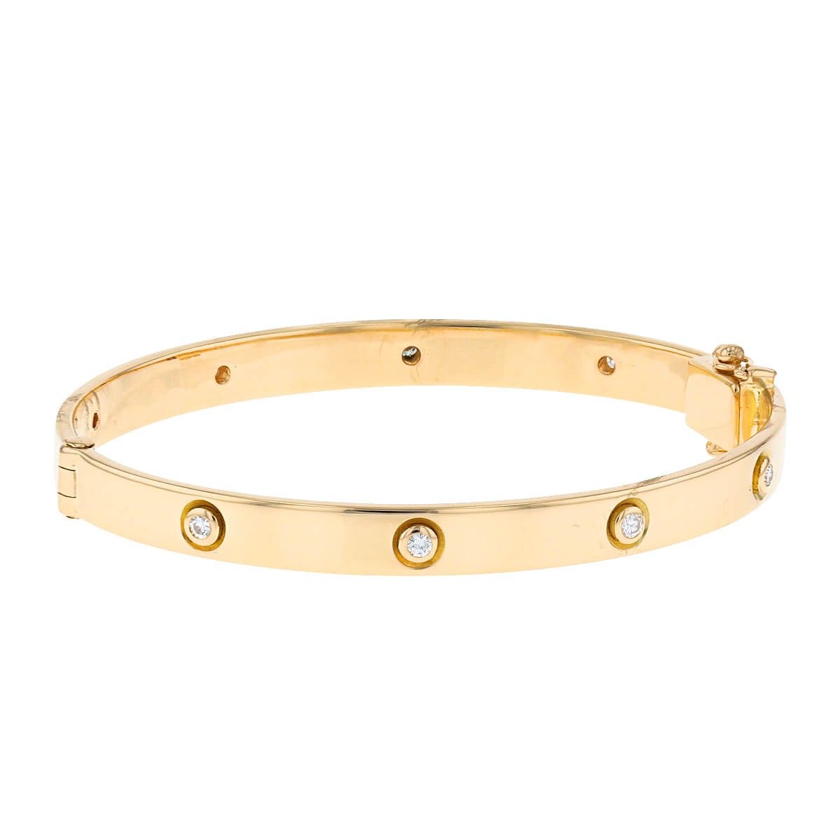 Bracelet avec cordon Le Cube Diamant en or jaune avec diamant | Dinh Van |  308111
