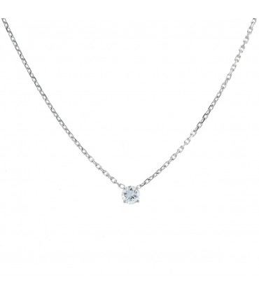 Diamond and gold necklace