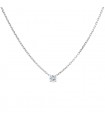 Collier or et diamant - Diamant 0,23 ct