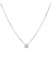 Collier or et diamant - Diamant 0,44 ct