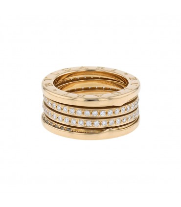 Bulgari B.zero 1 diamonds and gold ring