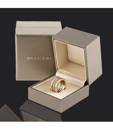 Bulgari B.zero 1 diamonds and gold ring