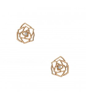 Piaget Rose diamonds and gold earrings