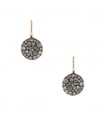 Pomellato Sabbia brown diamonds and gold earrings