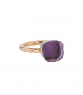 Pomellato Nudo Classic amethyst and gold ring